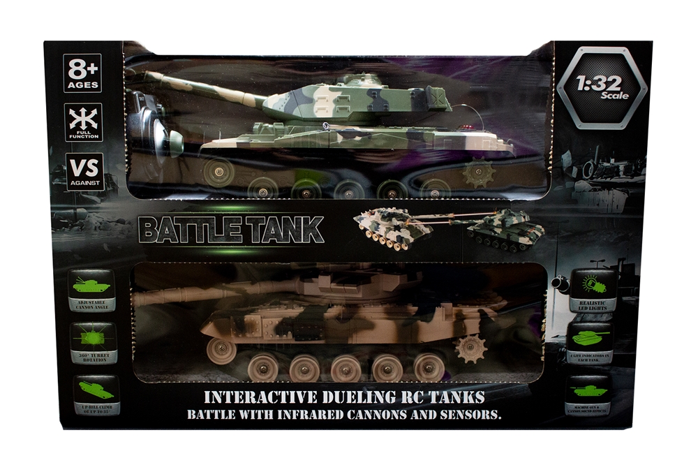 Battle Tanks R/C -2 Pack #17009