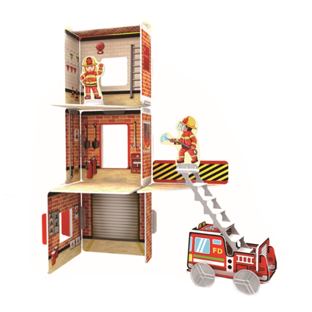 Fire Rescue Build Up - Build A Story Fire and Rescue #13002-L