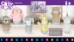 Cosy Cozy Tumbler Lamp 6 Assorted - 14020